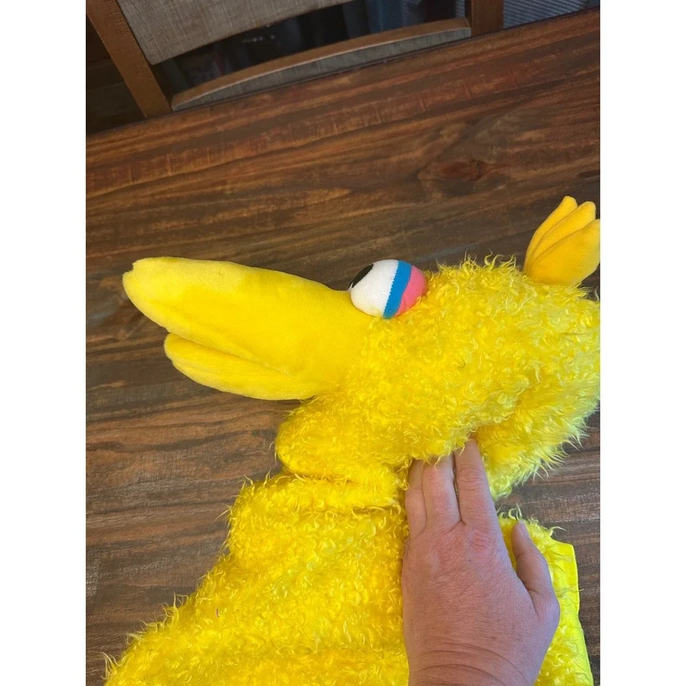 Vintage Sesame‎ Street Workshop Big Bird Costume Plush Hooded Pants Size 1-2